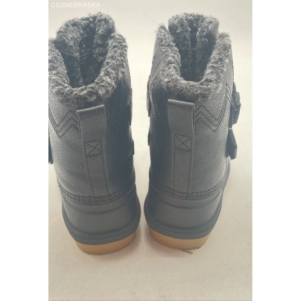 Cat & Jack Black Toddler Denver Winter Boots - Size 6